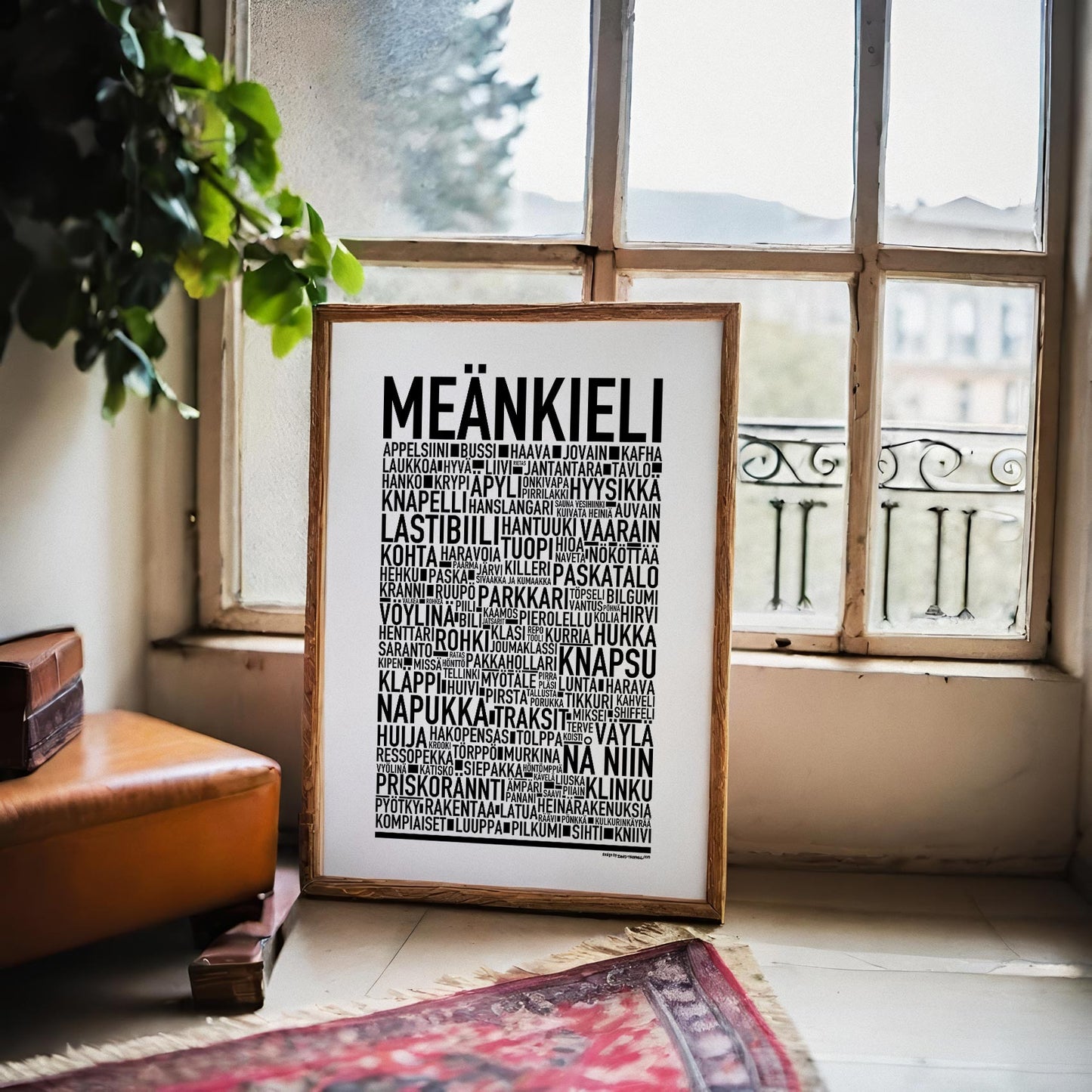 Meänkieli Dialekt Text Poster