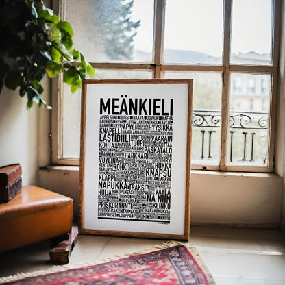 Meänkieli Dialekt Text Poster