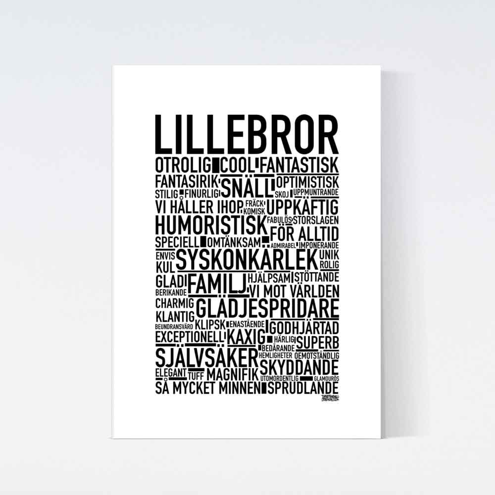 Lillebror 2024 Text Poster