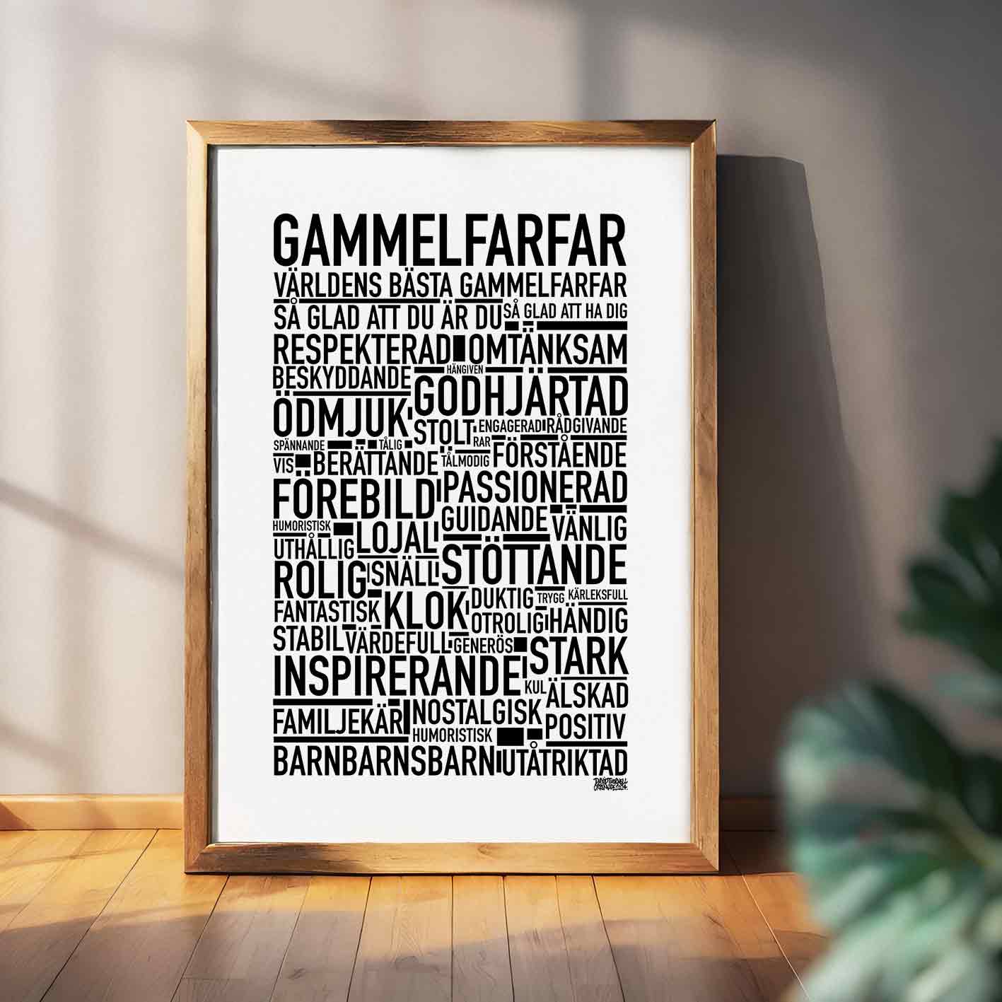 Gammelfarfar 2024 Text Poster