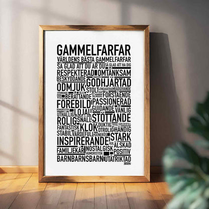 Gammelfarfar 2024 Text Poster