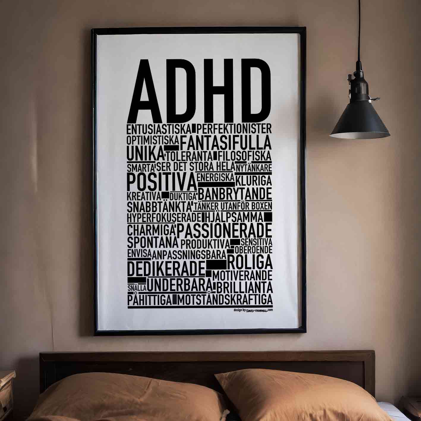 ADHD Text Poster