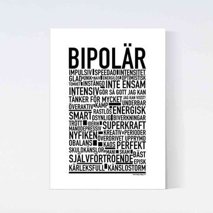 Bipolär Text Poster