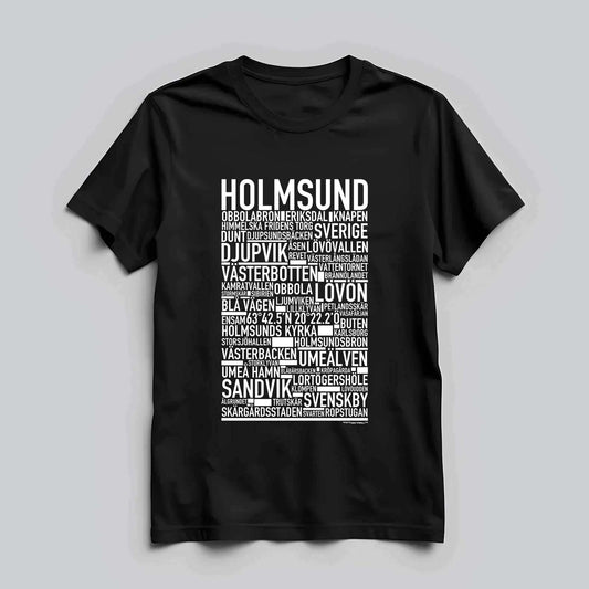 Holmsund Text T-Shirt