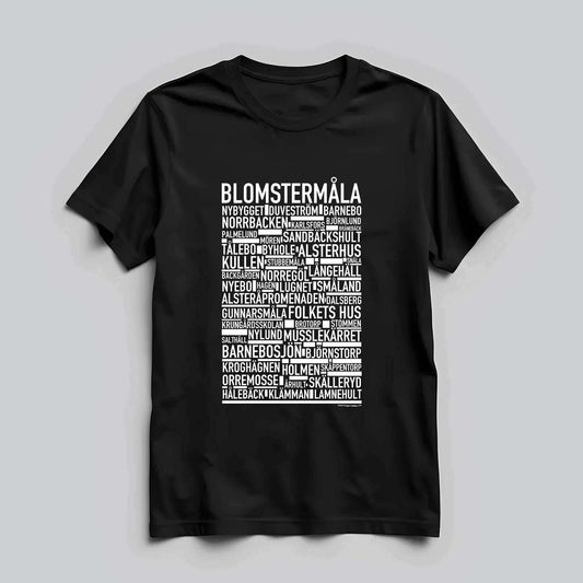 Blomstermåla Text T-Shirt