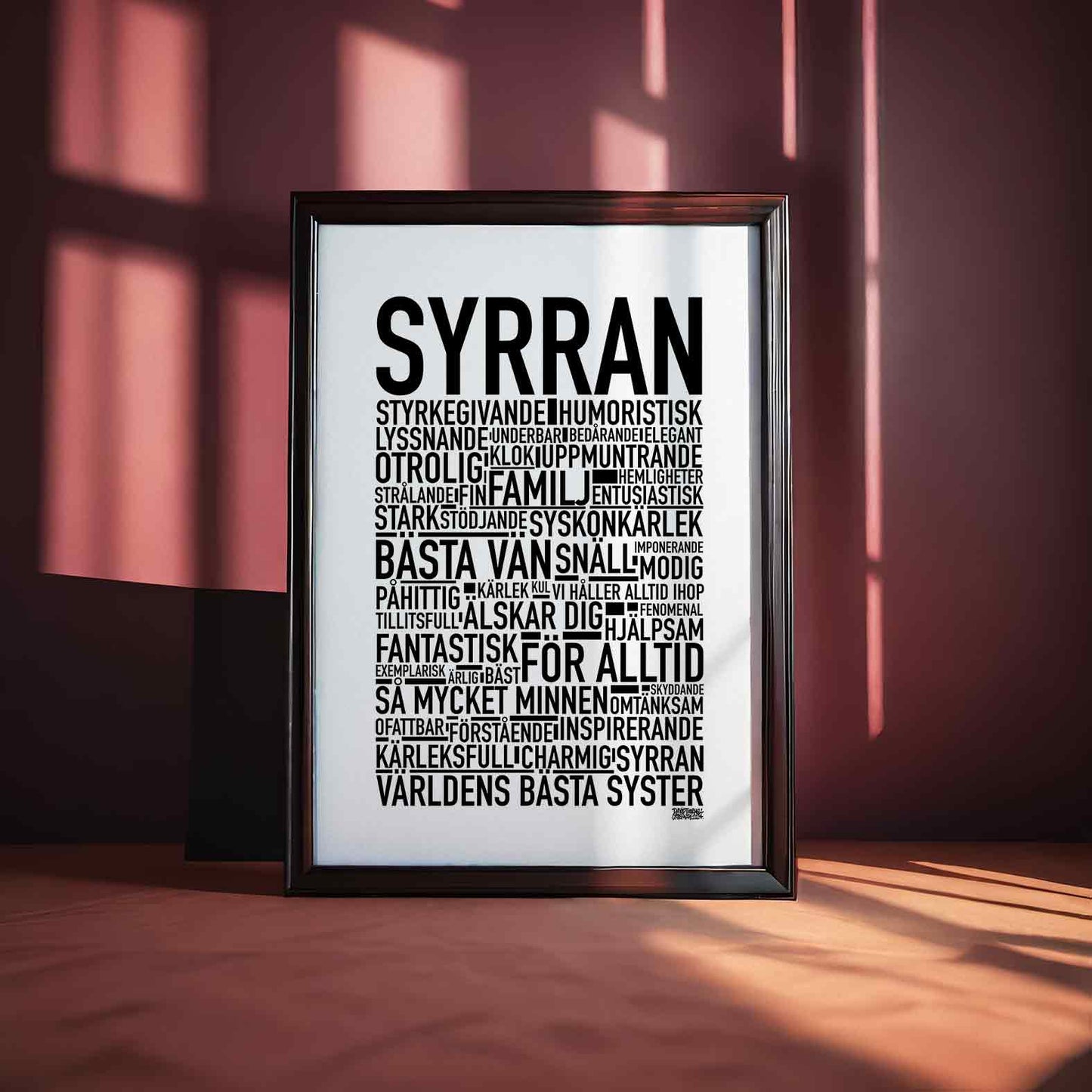 Syrran 2024 Text Poster