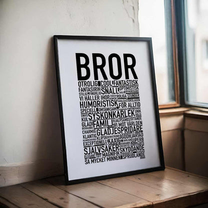 Bror 2024 Text Poster