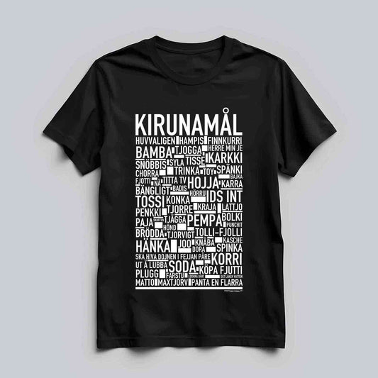 Kirunamål Dialekt T-shirt