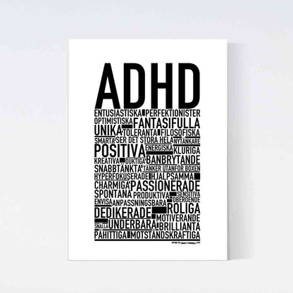 ADHD Text Poster