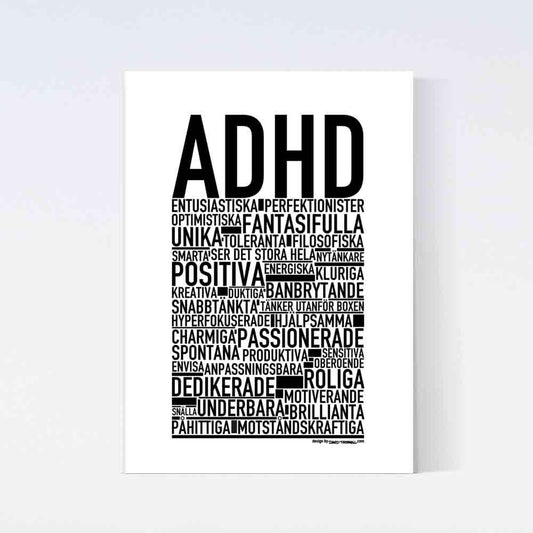 ADHD Text Poster