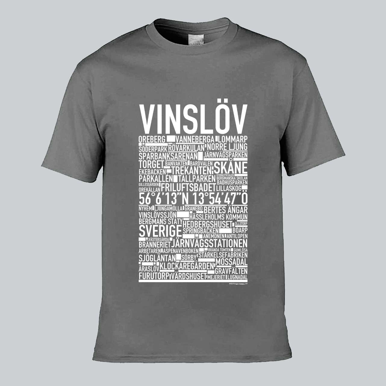 Vinslöv Text T-Shirt