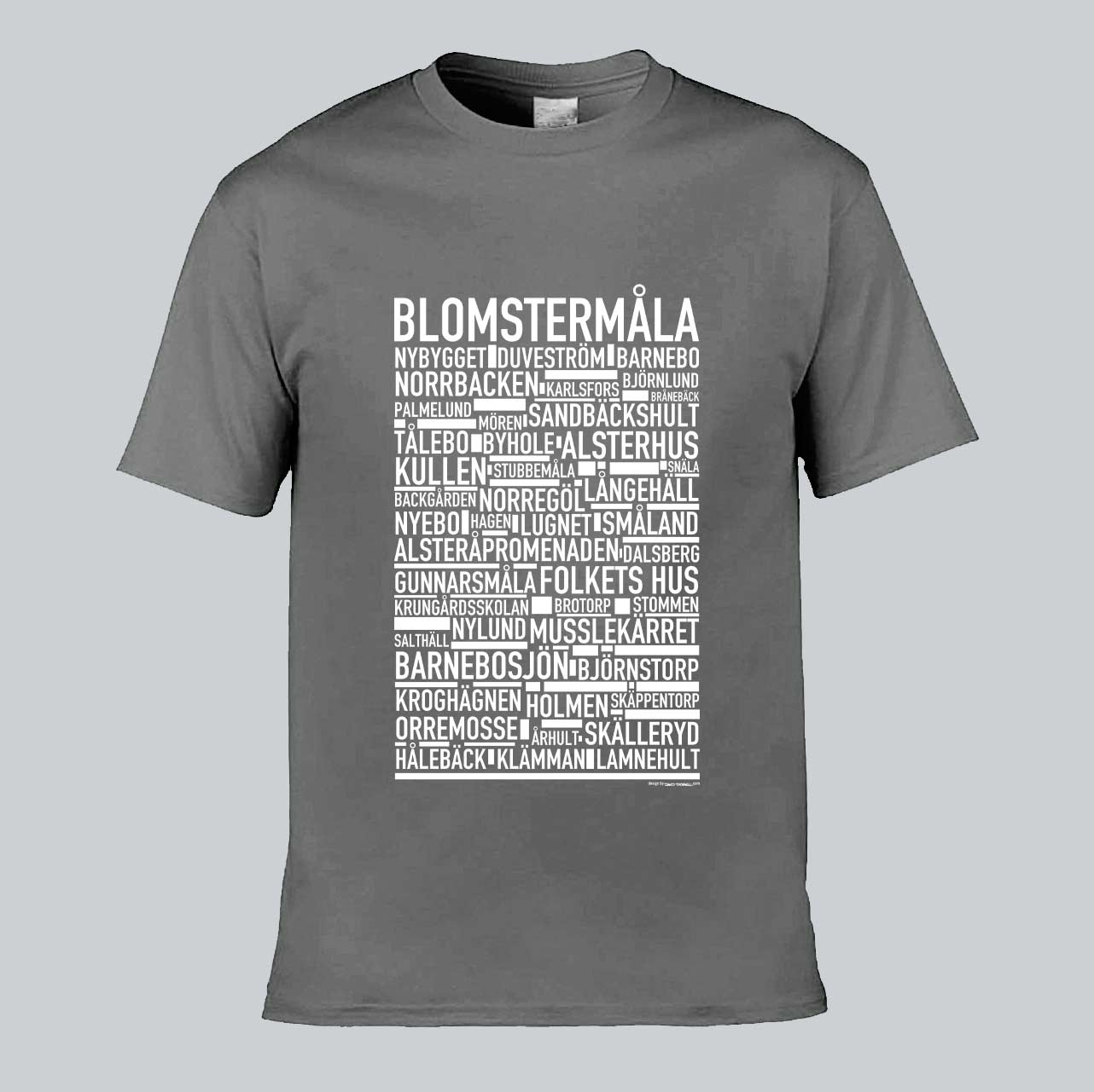 Blomstermåla Text T-Shirt