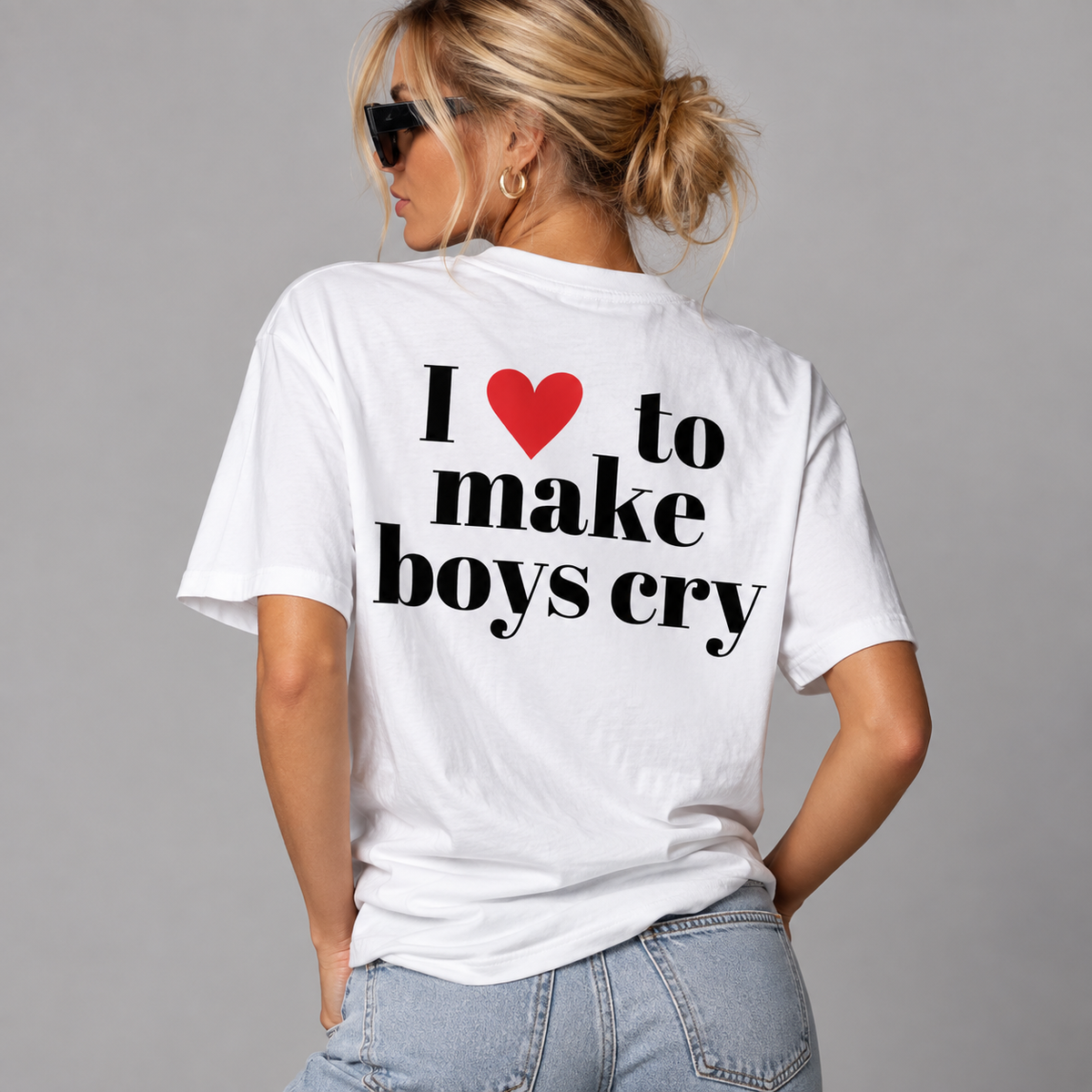 I <3 To Make Boys Cry T-shirt