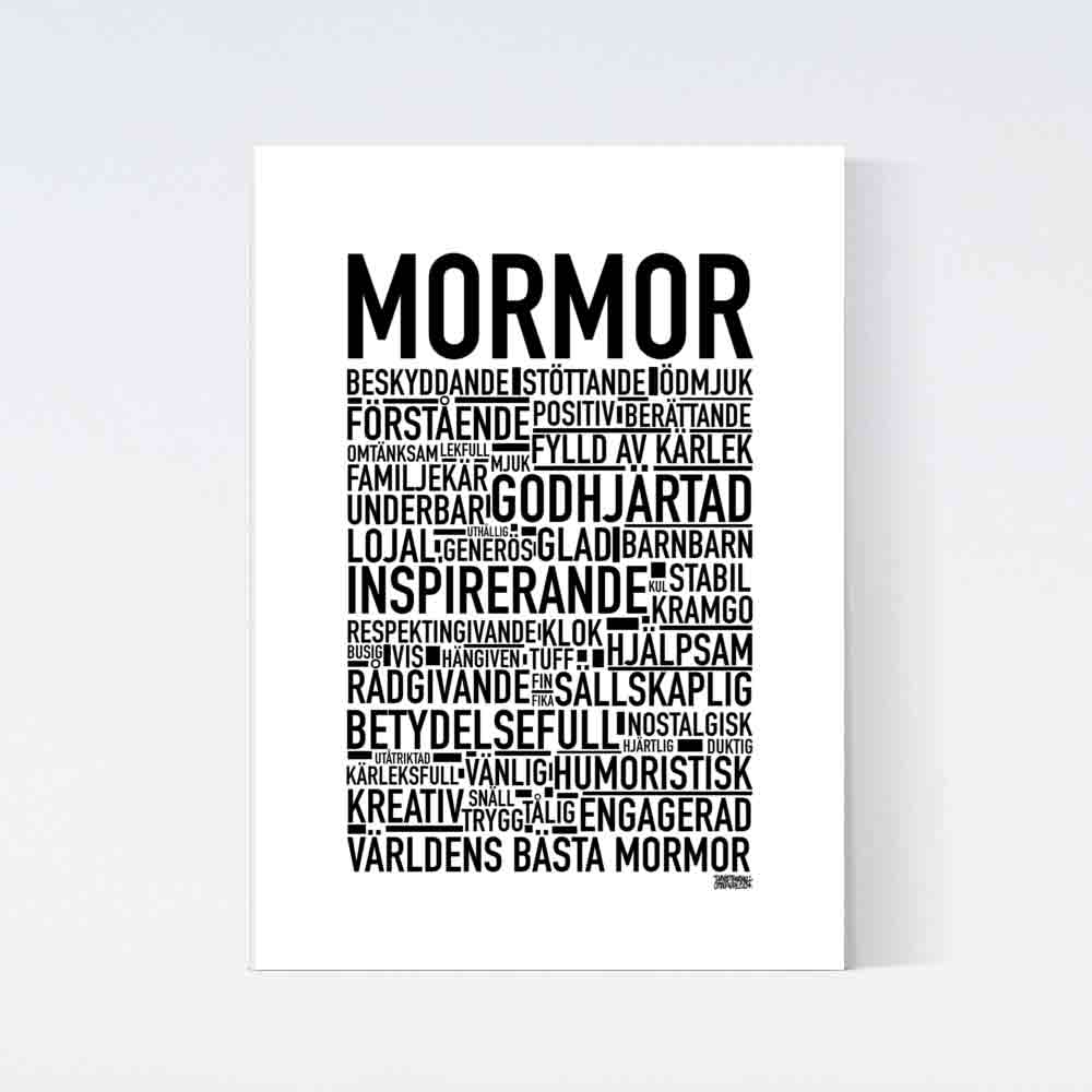 Mormor 2024 Text Poster