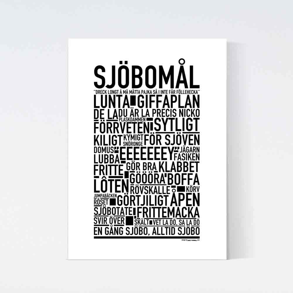 Sjöbomål Dialekt Text Poster