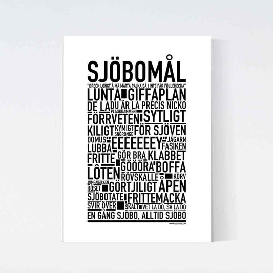 Sjöbomål Dialekt Text Poster