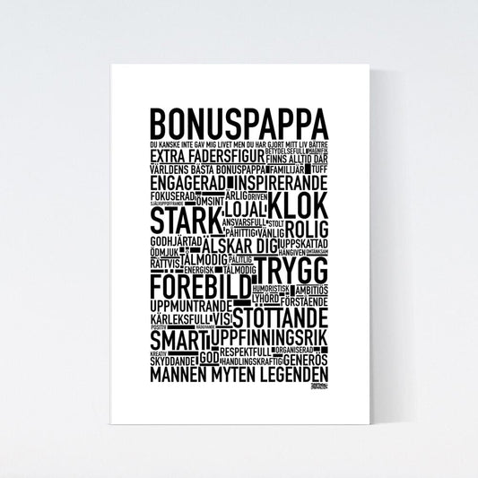 Bonuspappa 2024 Text Poster