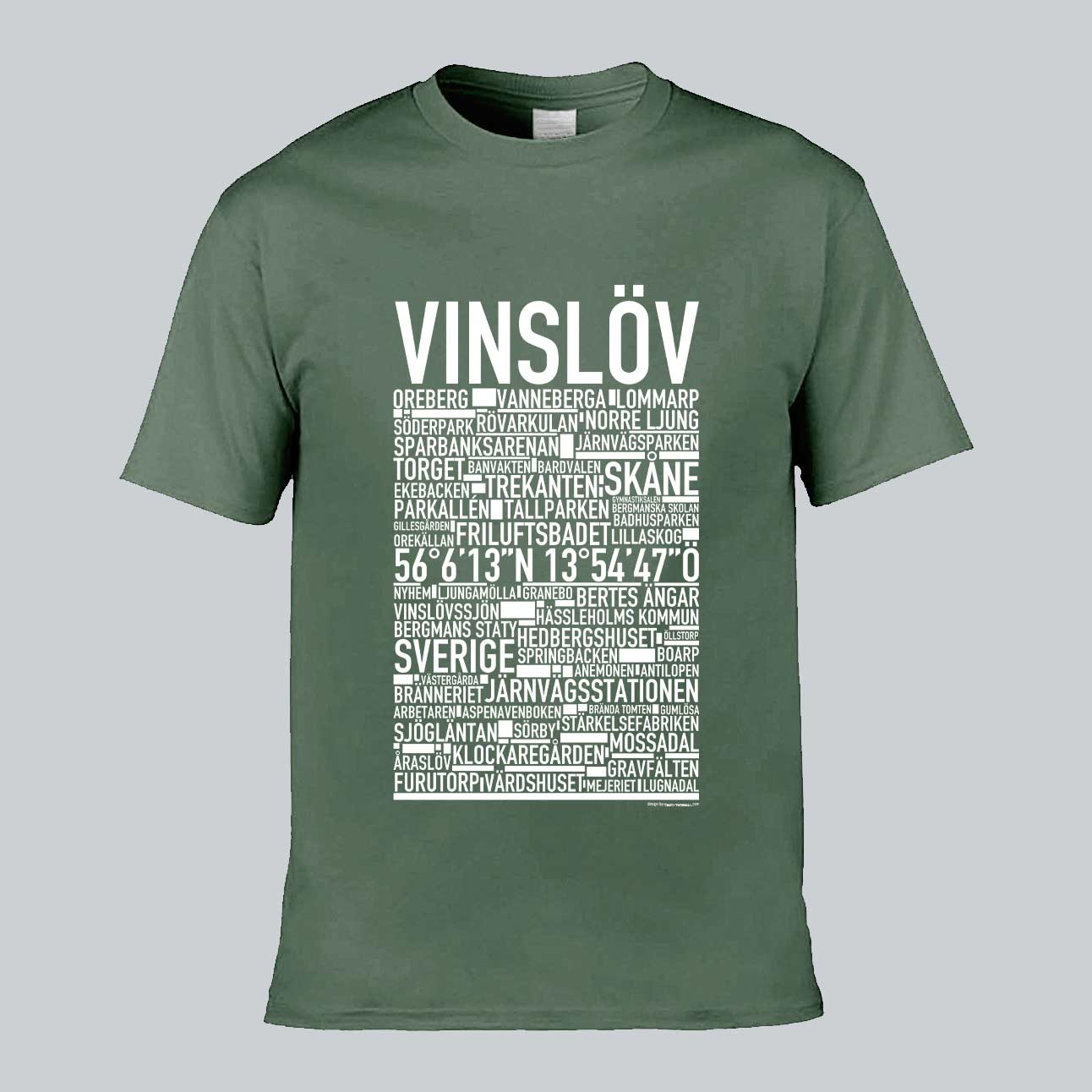 Vinslöv Text T-Shirt