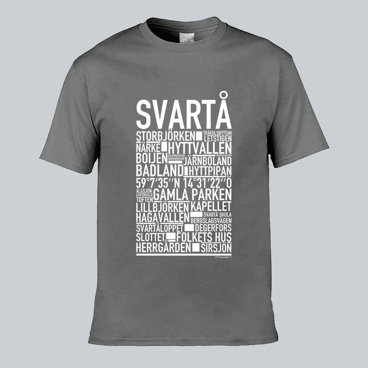 Svartå Text T-Shirt