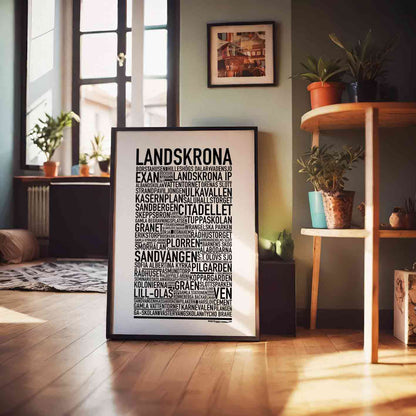 Landskrona Text Poster