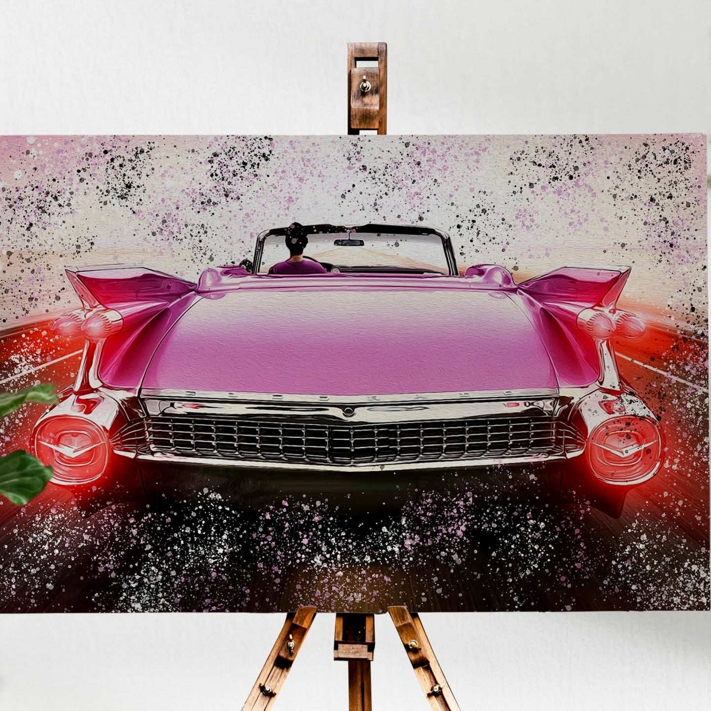 Pink Cadillac 59 Canvas