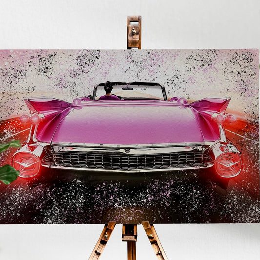 Pink Cadillac 59 Canvas
