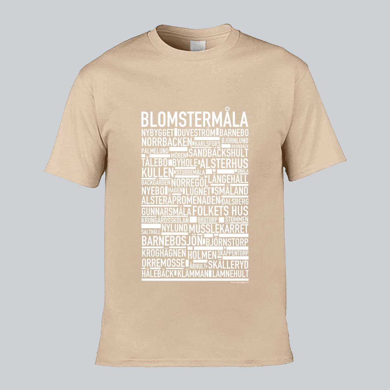 Blomstermåla Text T-Shirt