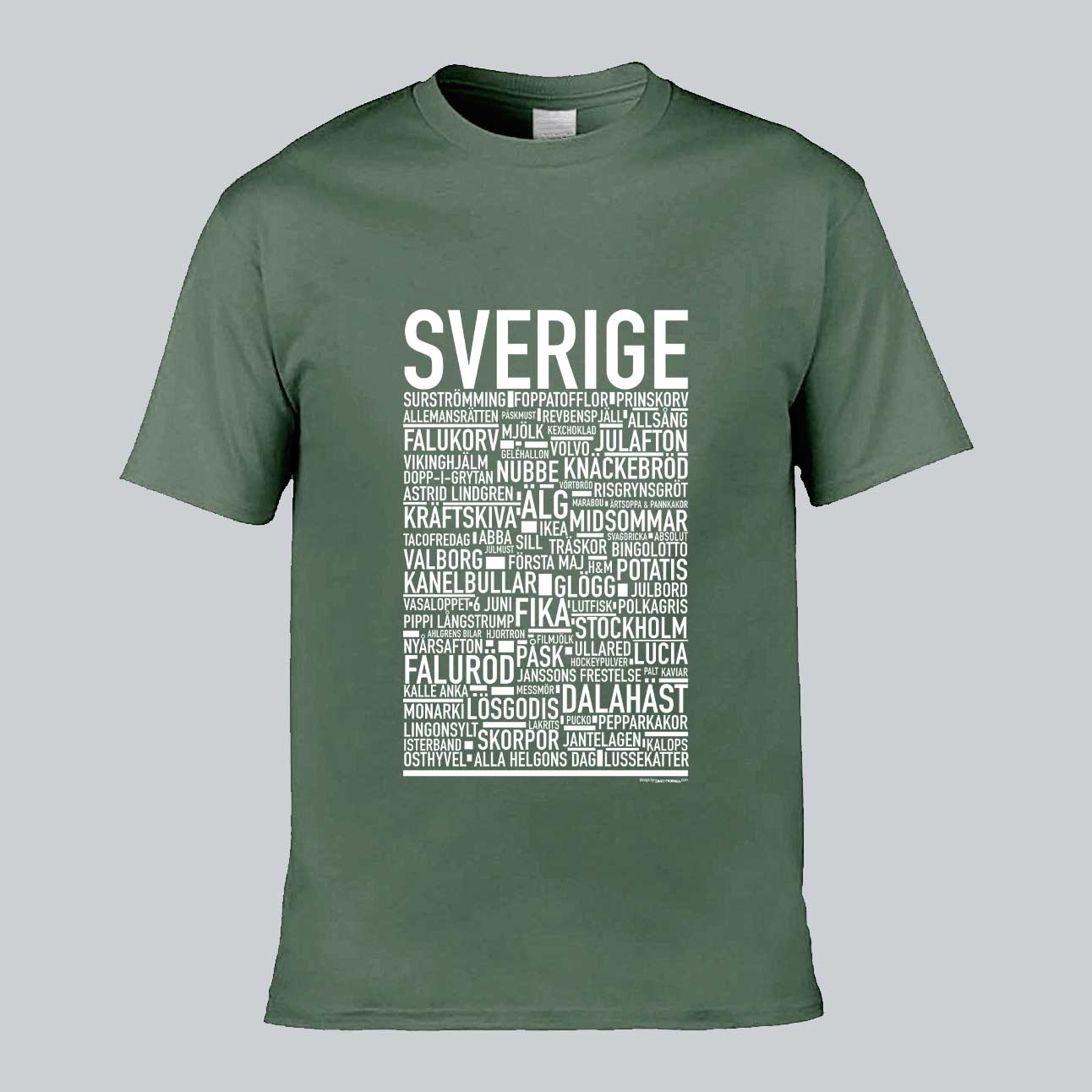Sverige Klassiker Text T-Shirt
