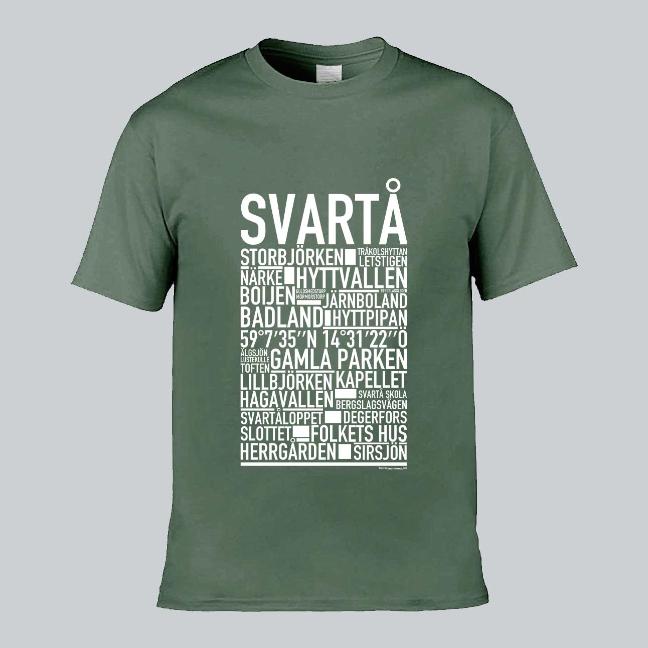 Svartå Text T-Shirt