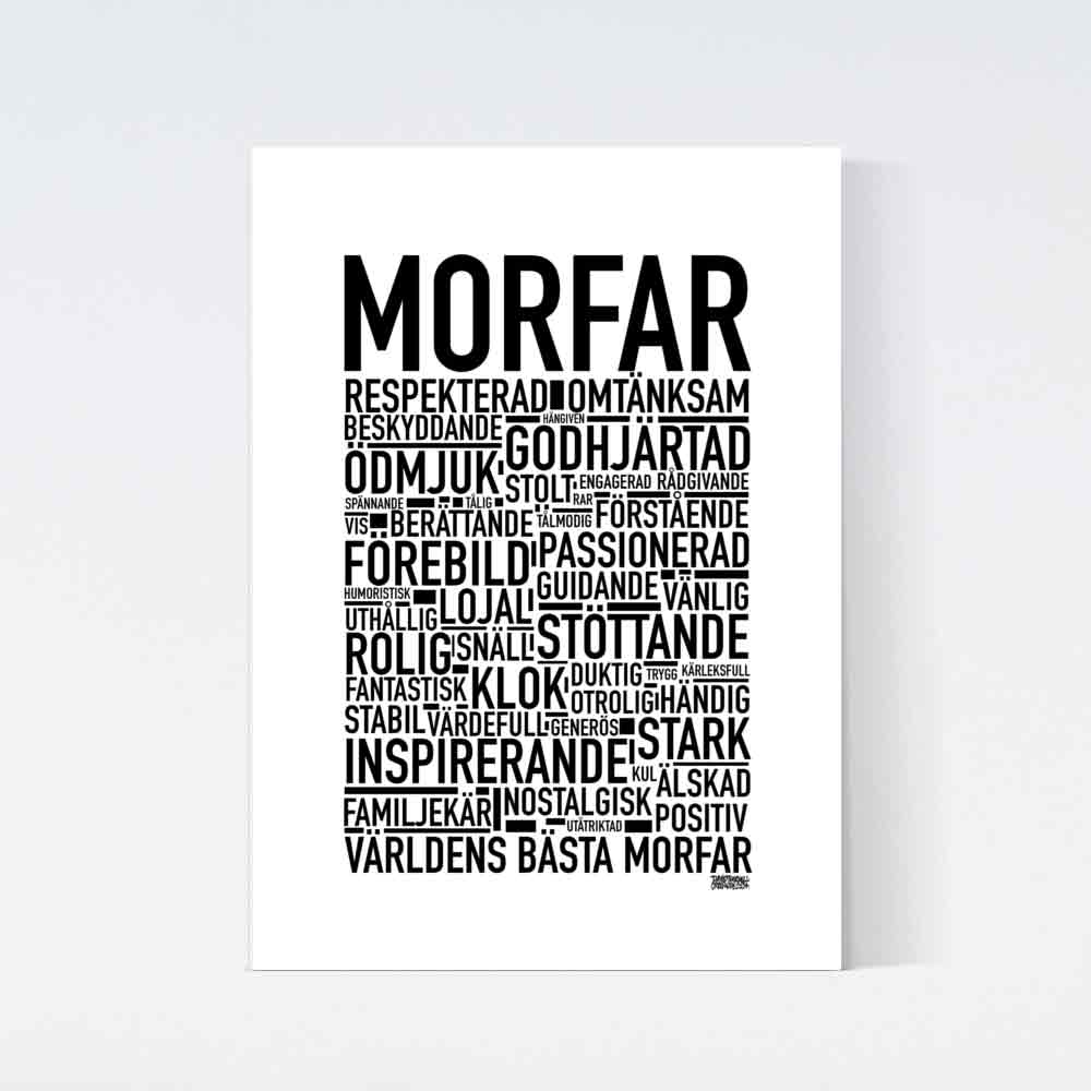 Morfar 2024 Text Poster