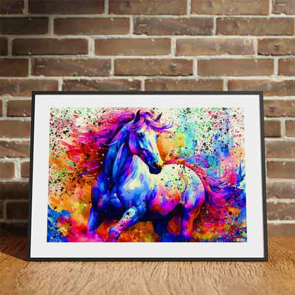 Dreamy Horse Colorful Poster