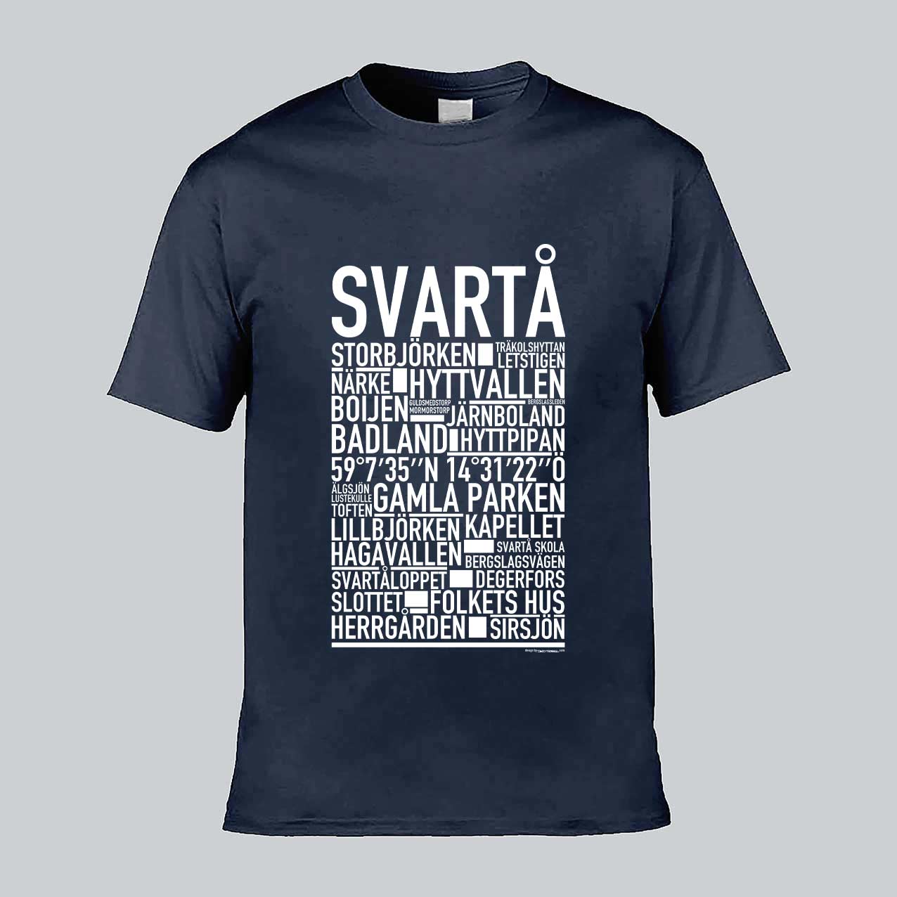 Svartå Text T-Shirt