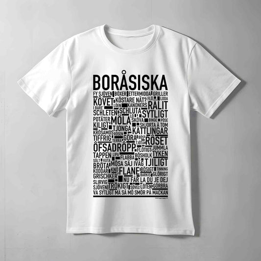 Boråsiska Dialekt Text T-shirt