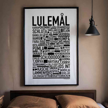 Lulemål Dialekt Text Poster