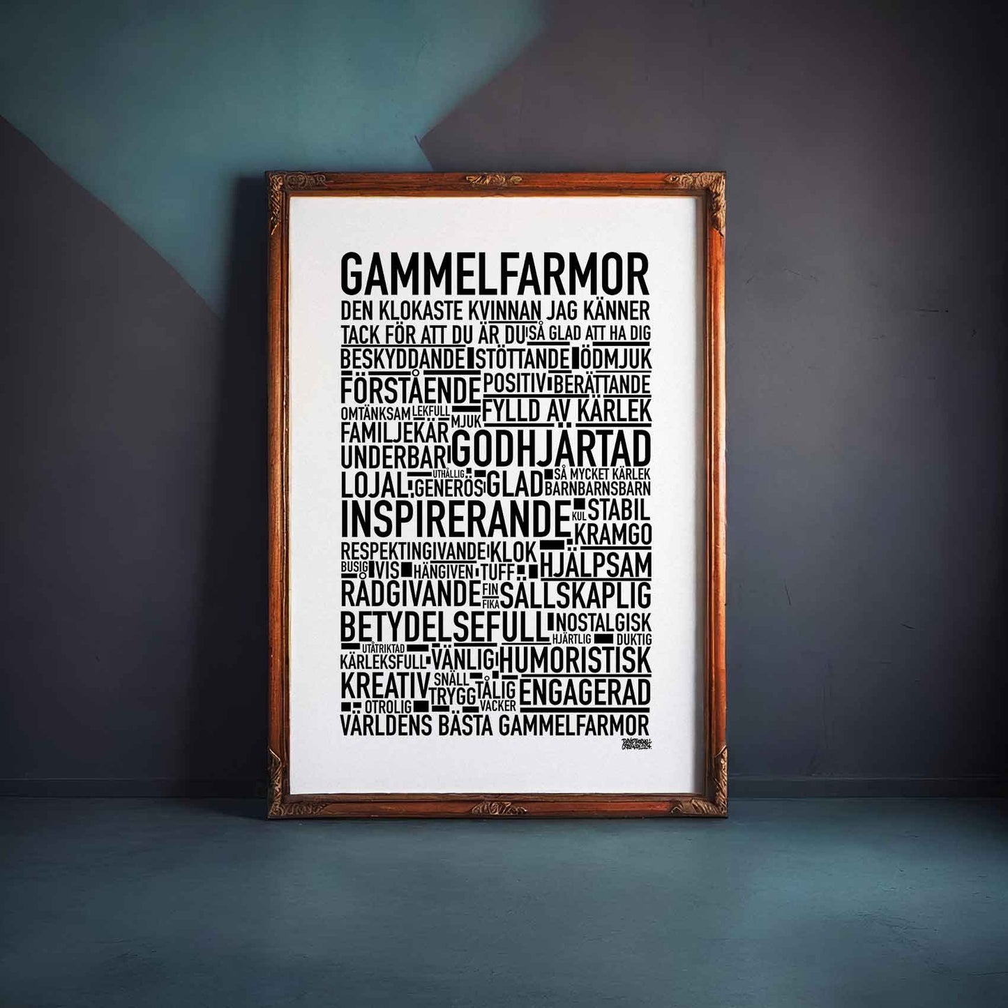 Gammelfarmor 2024 Text Poster