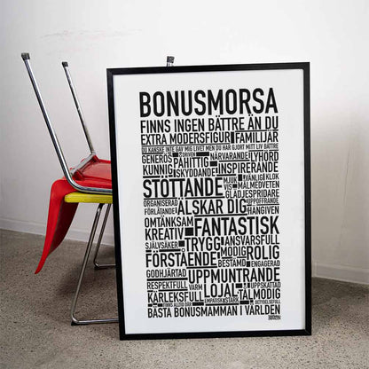 Bonusmorsa 2024 Text Poster