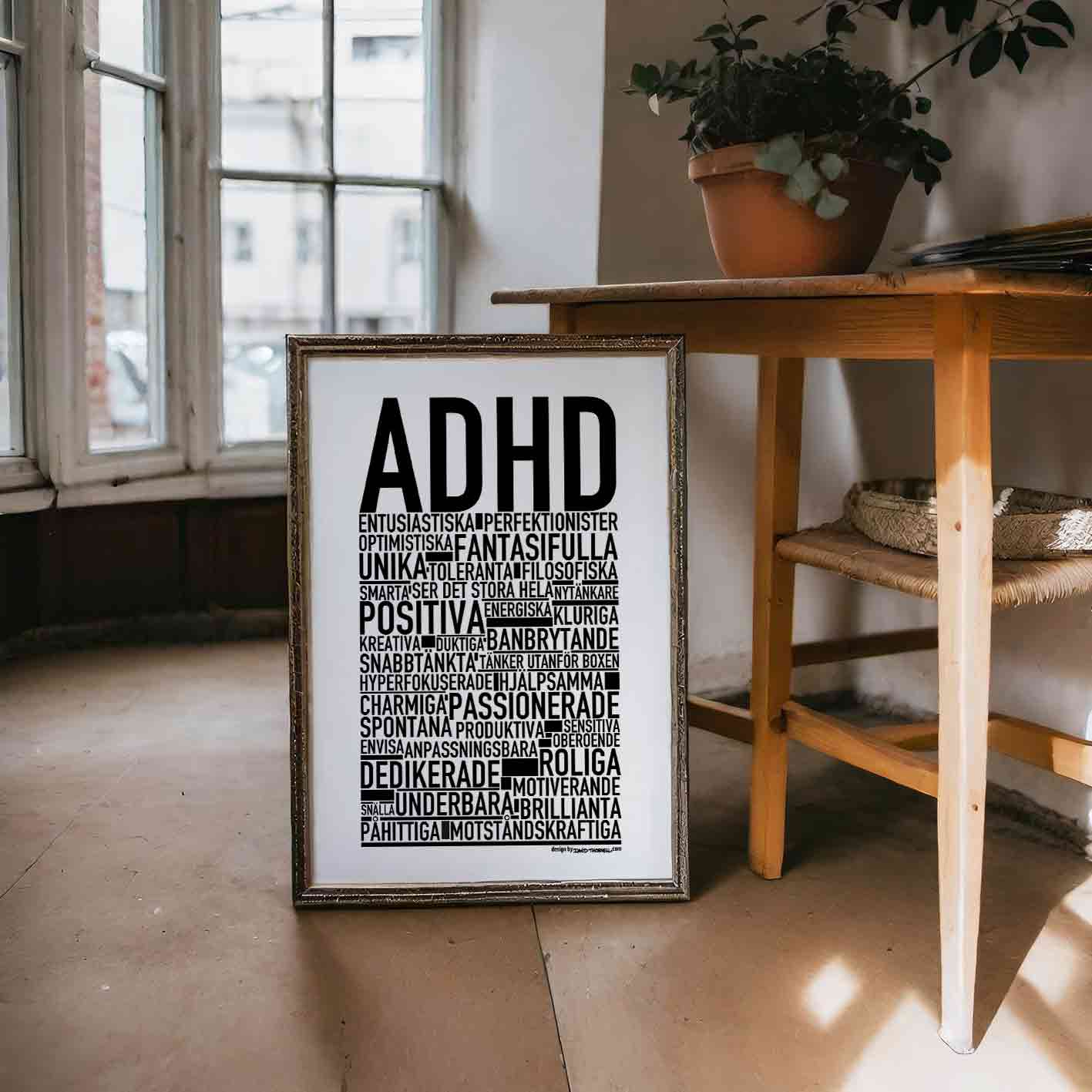 ADHD Text Poster