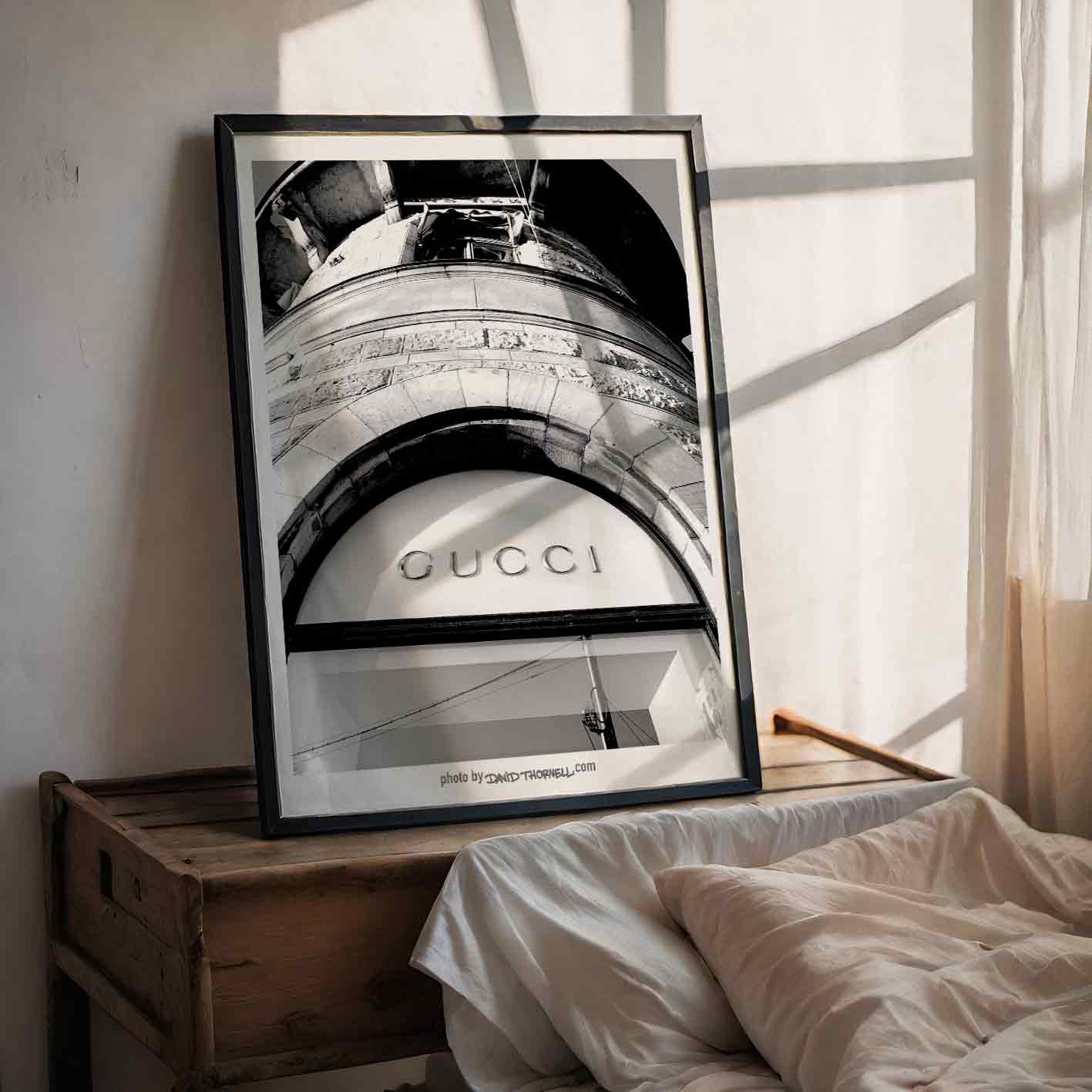 Gucci Facade Stockholm Poster