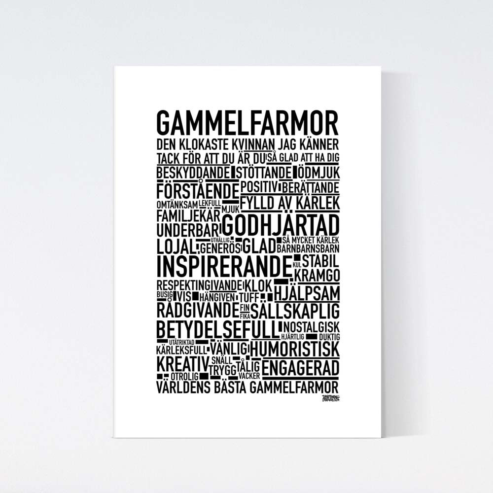 Gammelfarmor 2024 Text Poster