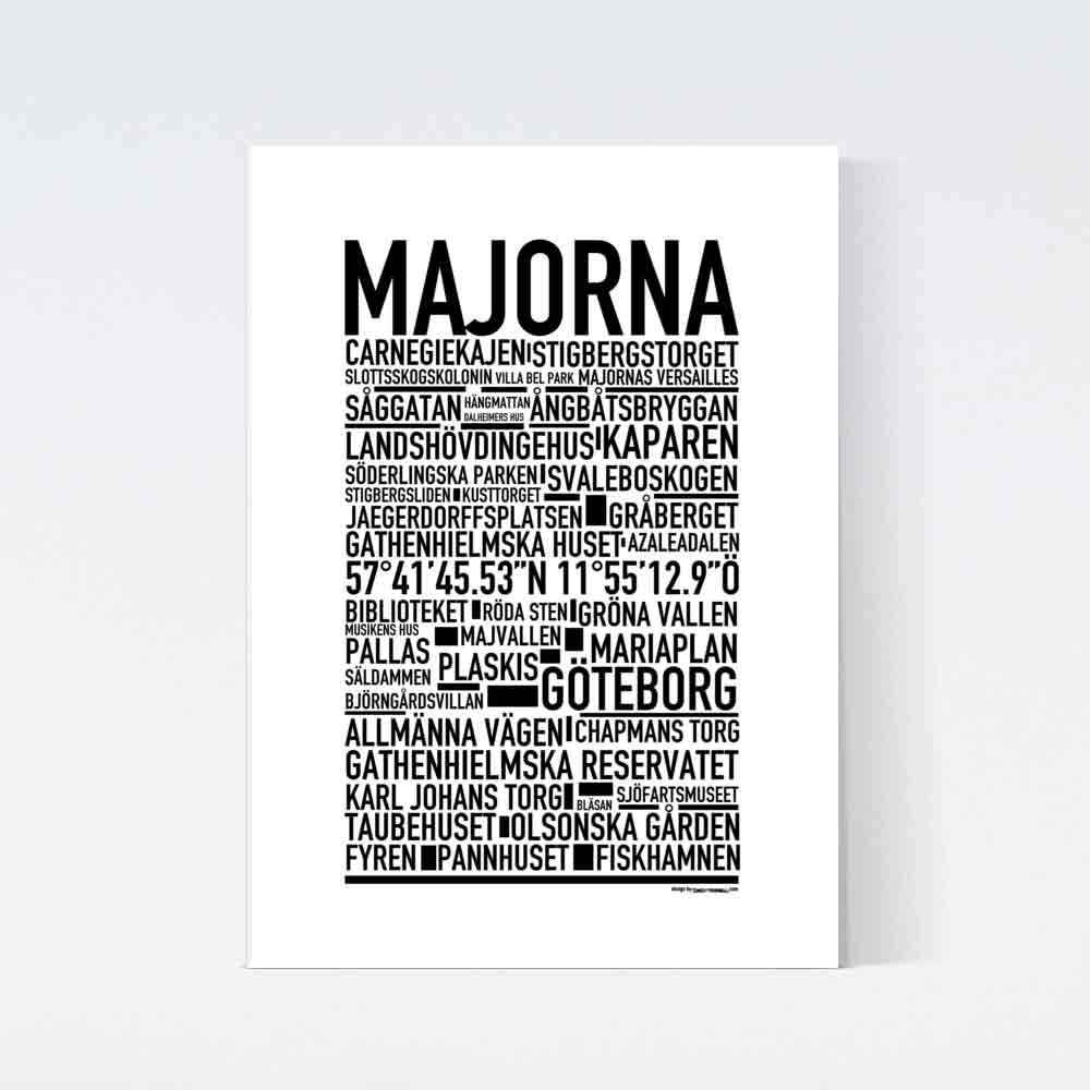 Majorna Text Poster