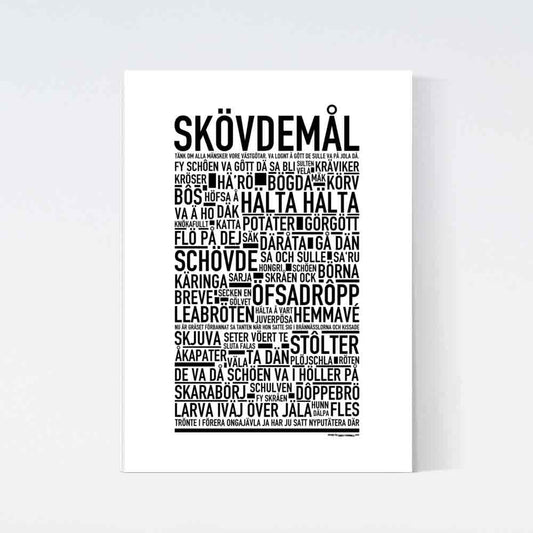 Skövdemål Dialekt Text Poster