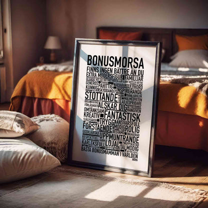 Bonusmorsa 2024 Text Poster