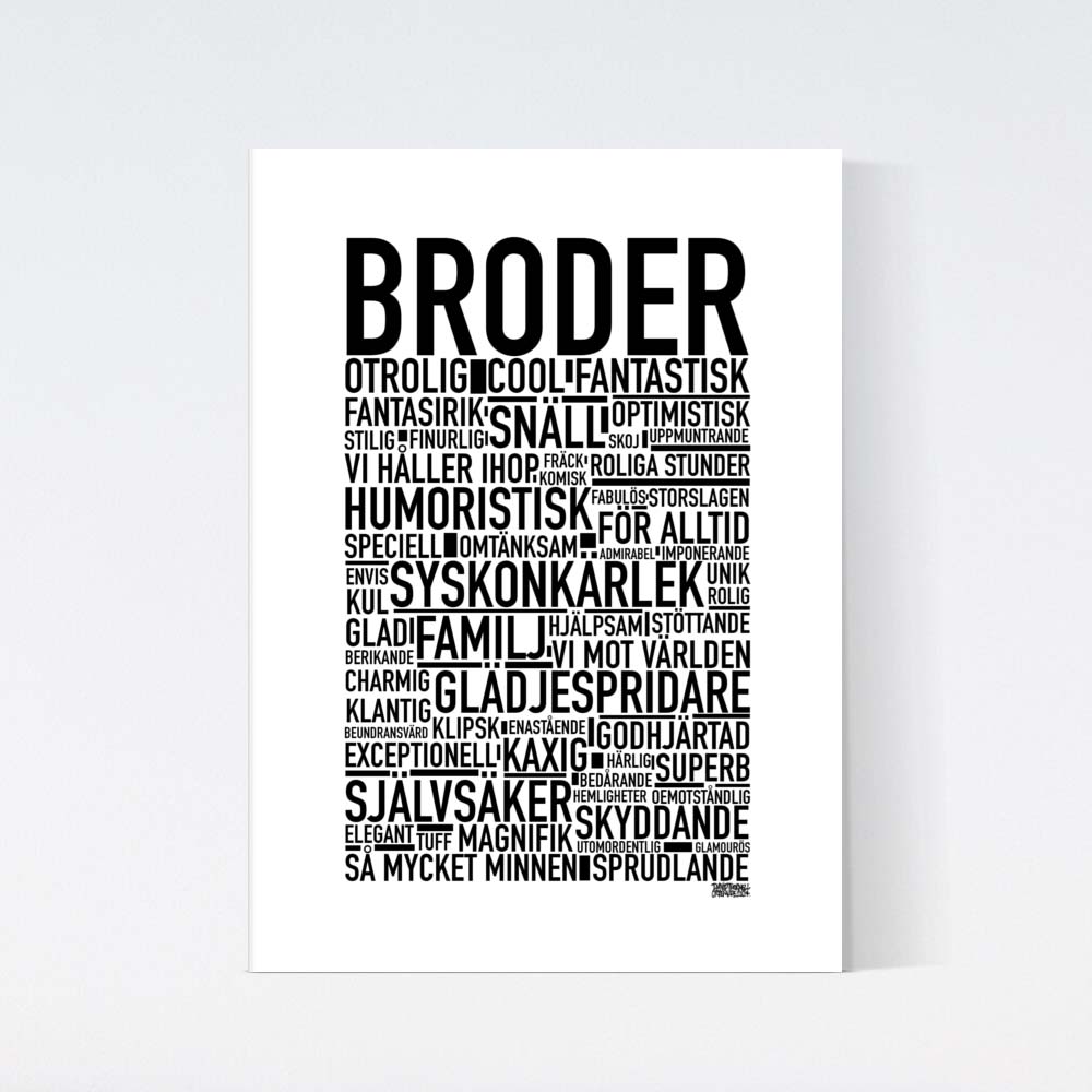 Broder 2024 Text Poster