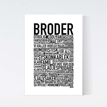 Broder 2024 Text Poster