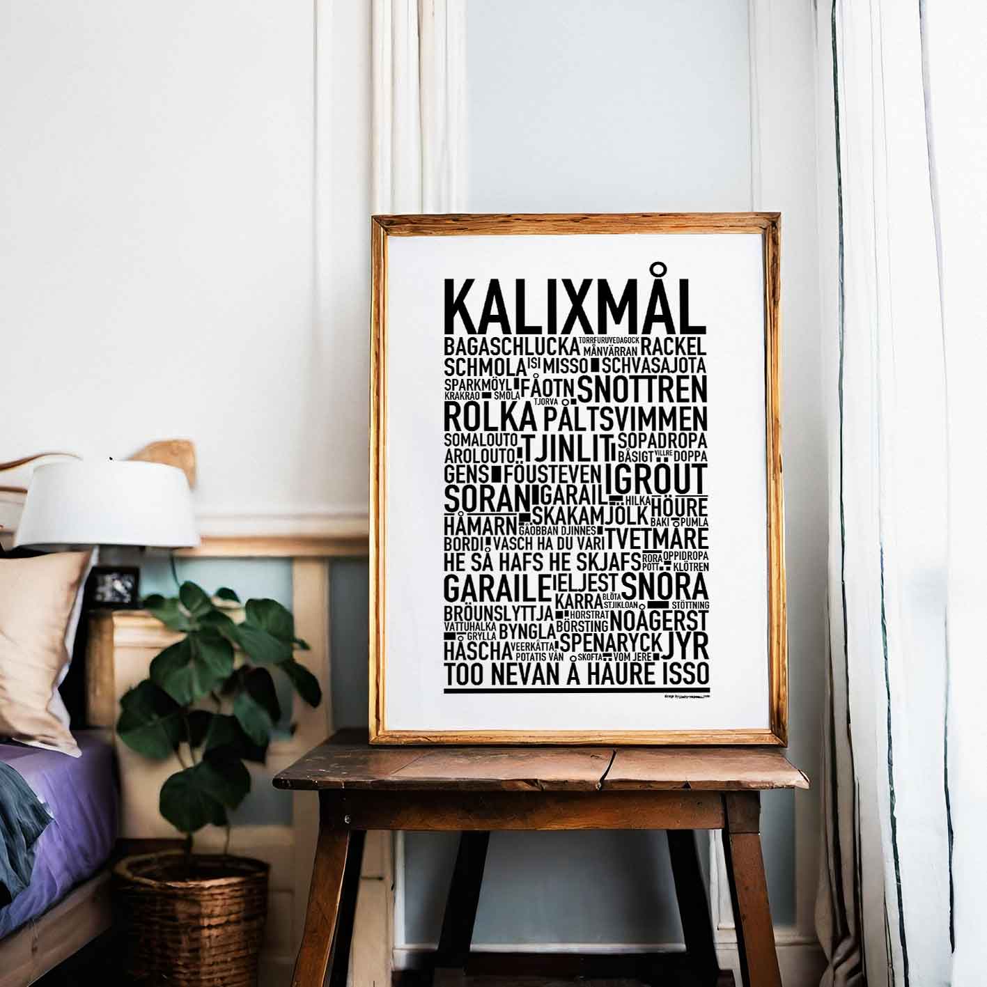 Kalixmål Dialekt Text Poster