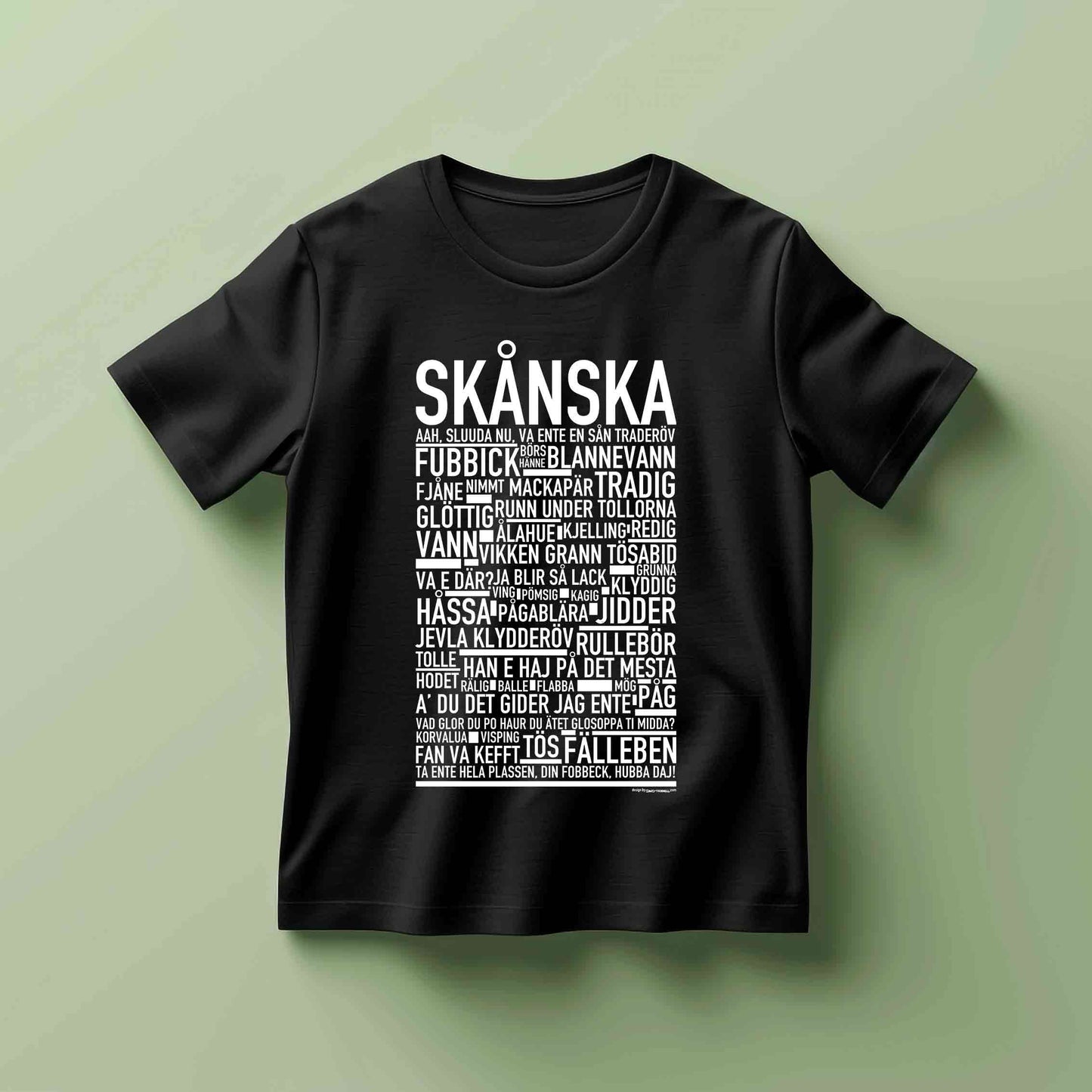 Skånska Dialekt Barn T-shirt