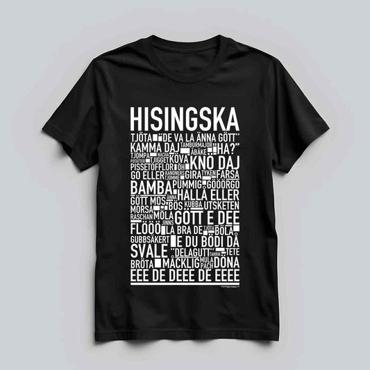 Hisingska Dialekt Text T-shirt