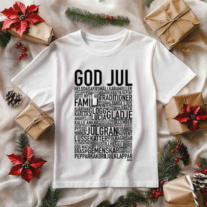 God Jul Text T-shirt