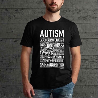 Autism Text T-shirt