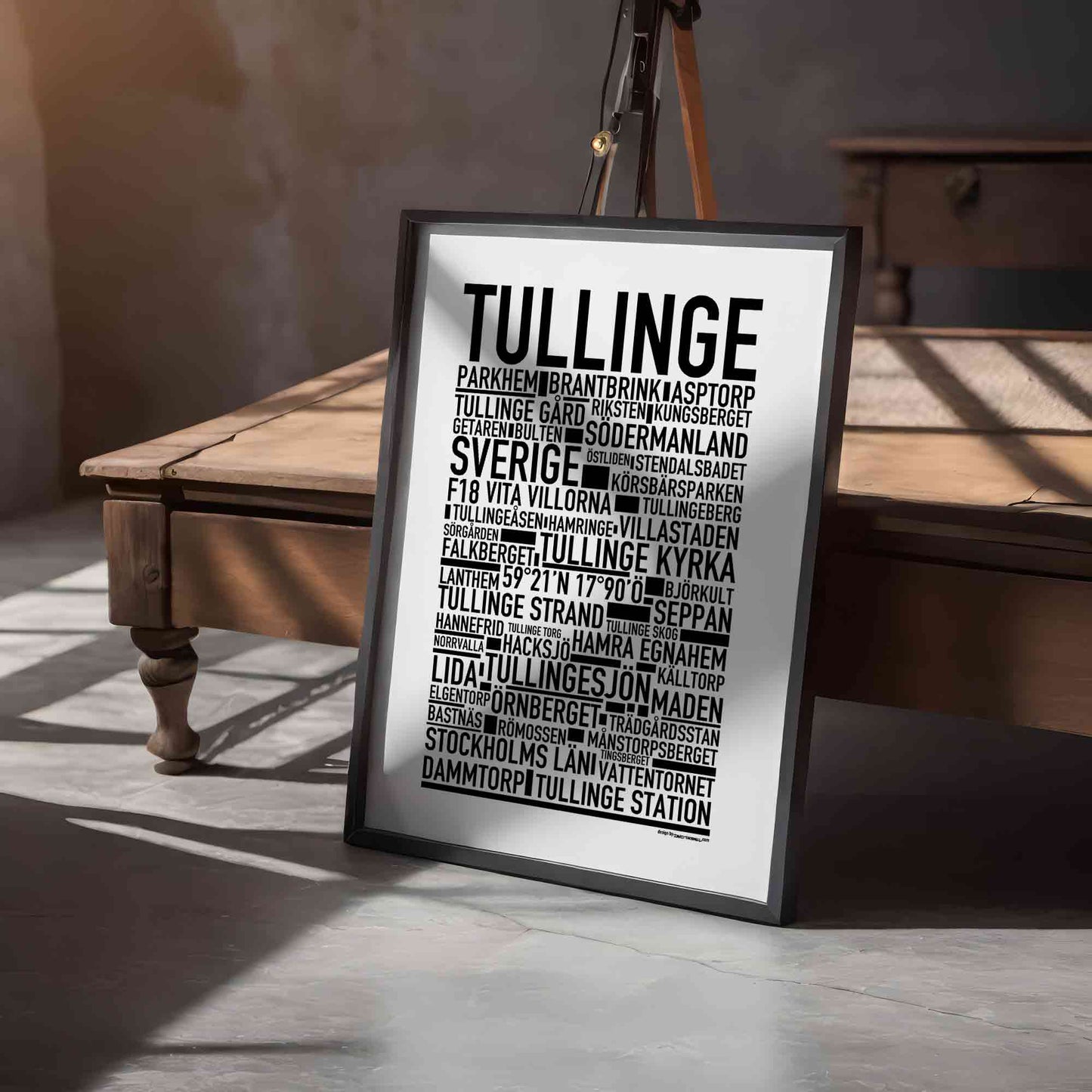 Tullinge Text Poster